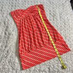 Charlotte Russe Y2K Coral Red Strapless Sweetheart Bubble Hem Bandeau S Small Photo 6