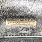 Rebecca Minkoff Chevron Love Leather Black and Gold Crossbody Bag Photo 3