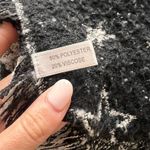 The Comfy Jayley Black Asymmetrical Star Scarf Wrap Large Photo 3