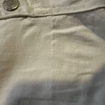 Free People  Jeans Womens 30 White Ankle Crop Raw Hem Button Fly Minor Pulls Photo 9