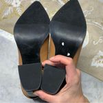 Open Edit New Womens  Rafael Tan Faux Leather Stretch Block Boots Booties Size 10 Photo 4