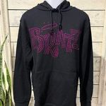 BRATZ Dolls Pink Bejeweled Black Hoodie Sweater Size Small Photo 0