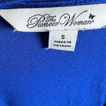 The Pioneer Woman mixed print boho peplum top size small Blue Photo 4