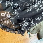 Jonathan Martin Johnathan Martin Black And Cream Floral Print Dress Photo 2