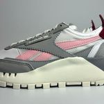 Reebok Women's Classic Leather Legacy Sneakers in Stark Grey/White/Urban Maroon Photo 2