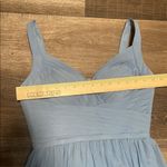 Azazie  Light Blue Satin Dress Photo 2