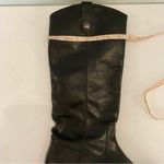 Frye Melissa Button Black Leather Knee High Boot Extended Calf size 9 Photo 6