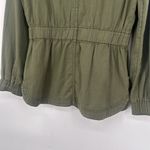 Knox Rose  Olive Green Utility Jacket Lightweight Pockets Elastic Waist Size XS Photo 7
