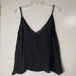 Free People NEW! Intimately Black v neck tank camisole with lace bandeau SMALL Photo 5