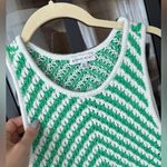 Gianni Bini  Crochet Knit midi dress Courtney Chevron CrewNeck Sleeveless coverup Photo 3