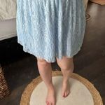 Forever 21 Blue Lace Skater Skirt Photo 1