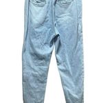 American Eagle  Highest Waist Mom Jean in blue Heaven Size 4 Photo 9