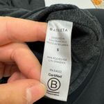 Athleta  Shirt Womens Small Grey Black Uptempo Long Sleeve Curved Hem Top Photo 6