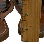 Madewell Boardwalk Criss Cross Slide Sandals Brown Leather Size 8 Slip On Flat Photo 6