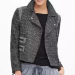 Banana Republic Tweed Moto Jacket Size 10P Photo 0