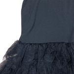 Lulus NWT  Dramatic Fanatic Black Strapless Tulle Trumpet Maxi Dress Size S Photo 4