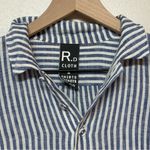 Old Mans Tailor R.D Cloth M. Co Japan Linen Indigo Stripe Shirt Dress‎ RARE Blue Size undefined Photo 4