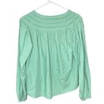 Universal Threads Blouse Green Cotton Bohemian Lace Top Size S Loose Fit Target Photo 3
