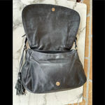 ETRO studded flap leather handbag Black Photo 8