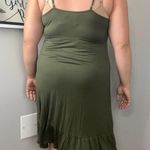 Chelsea 28 Nordstrom Midi Cutout Slip Dress Army Green XXL EUC Photo 3