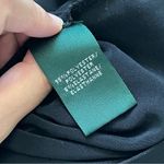 Lauren Ralph Lauren Ruched Dress slinky midi womens Black Cream (size 4) formal Photo 5