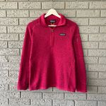 Patagonia  Better Sweater 1/4 Zip Fleece Pullover Heathered Pink Size Small Photo 1