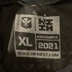 HI Finest Hawaii’s Finest Black Plaid Graphic Shirt Size XL EUC #1873 Red Photo 3