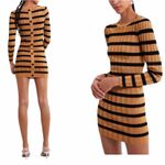 ZARA NWOT  Striped Button Back Dress BodyCon Bloggers Fav Photo 2