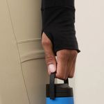 Athleta Canyon Henley Top Lightweight Cropped Women's XL Black Athleisure NWT Photo 2