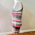 Armani Exchange A|X Women’s Sequin Tank Top 90s Y2K Multicolor Gray Pink Size M Photo 2