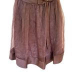 Alfred Angelo  NEW brown formal dress bow front tulle front strapless size 12 Photo 1