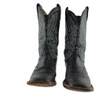 Tony Lama  Boots Womens Size 5.5B Cross Stitched Black Western Cowgirl Rodeo Photo 4