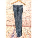 J.Crew  Black & White Herringbone Trousers with a Navy Pinstripe Photo 3