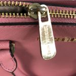 Michael Kors Cindy Dome Satchel Saffiano Leather Bag Pink Classic Elegant Classy Photo 7