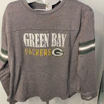 NFL Green‎ Bay Packers Gray Long Sleeve Shirt size large Photo 0