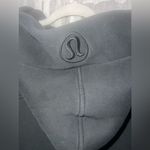Lululemon  Scuba Oversized Half-Zip Black Hoodie size XL/ XXL gold hardware Photo 7