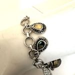 Lucky Brand abalone teardrop charm bracelet Photo 5