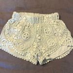 Altar'd State Altar’d State Pastel Green Crochet Shorts Photo 1