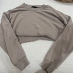 Raw Cut Cropped Sweatshirt Photo 2