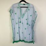 J.Crew  Embroidered Beach Tunic In Stripe L2790 Vacation Floral Size S Photo 1