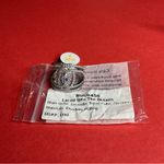 Bomb Party RG66456 “Laced Into The Details” Cubic Zirconia Rhodium Sz 7 Ring NWT Silver Photo 4