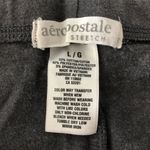 Aeropostale Gray Stretch Full Length Leggings L Photo 4
