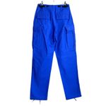 Rag and Bone  Pants women Size 0 Sands Cargo Trouser Wide Leg Bright Blue $450 Photo 3