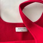 Babaton Aritzia x  Sculpt Knit Square Neck Ribbed Cropped Tank Top M Photo 4