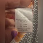 Joie  | Pink, Yellow, Orange Leaf Print Boxy Top, size XS Photo 5