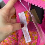 NEW Savage x Fenty lace trim bra cotton essentials floral print underwire plus Pink Size undefined Photo 5