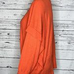Zuda NWT Size 4X Chili Orange Ruffle Trim Ecovero Viscose Pullover Sweater Top Photo 2
