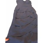 Jovani  Navy Strapless Gown - Size 8 Photo 9