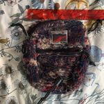 Vans  off the Wall Fuzzy Red and Blue mini Crossbody Bag Photo 2