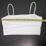 Olivaceous  White Cropped Tank Top NWT Size Medium White Crop Top Photo 10